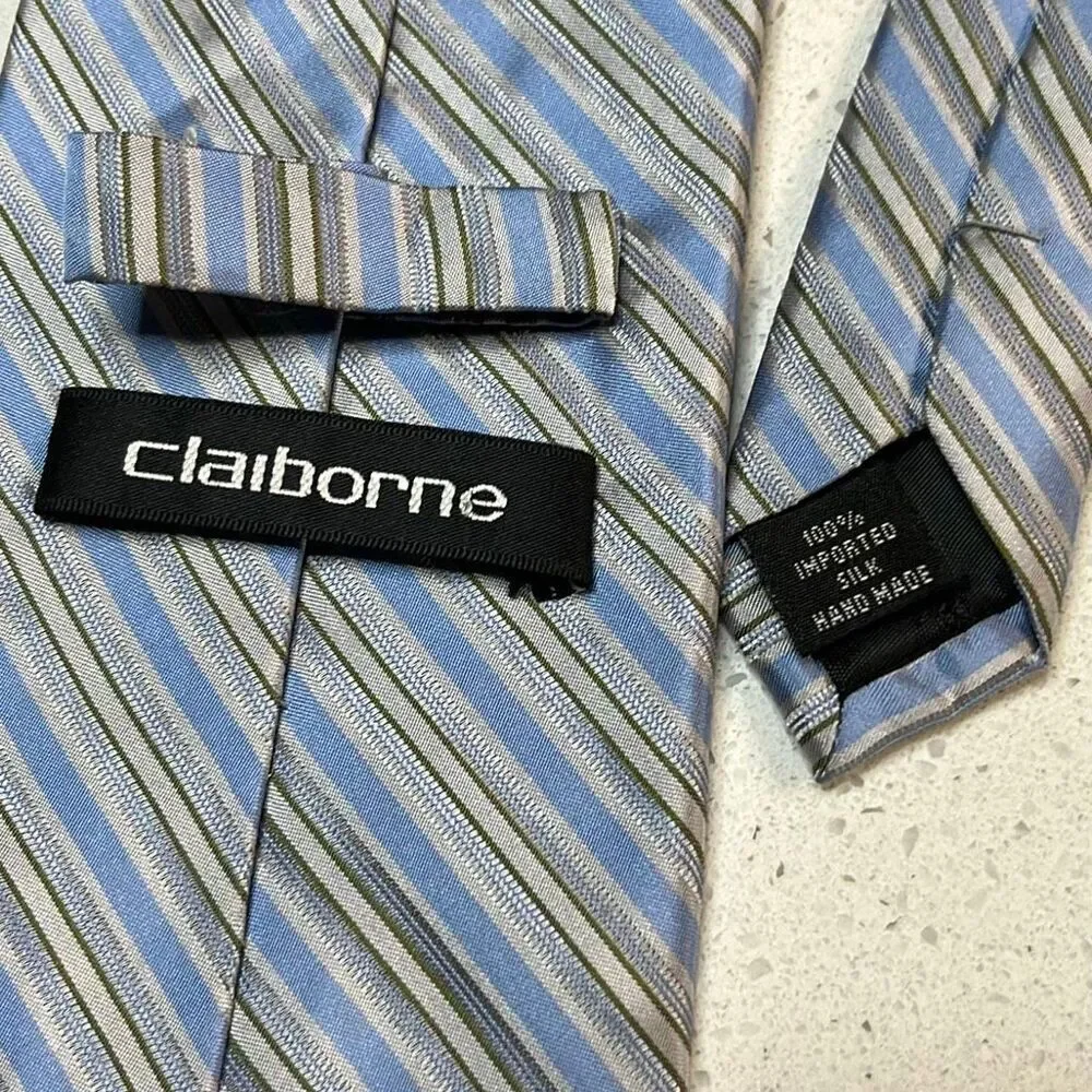 SILK TIE Lot of 3 Burma Bibas Claiborne Tommy Hilfiger